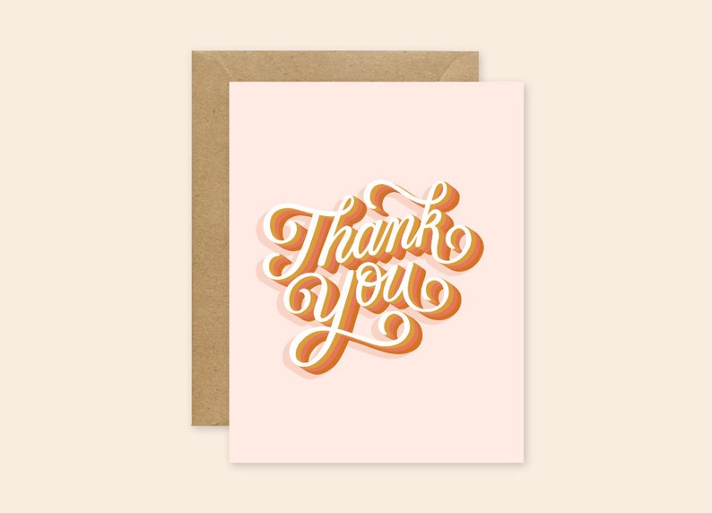 Thank You A2 Greeting Card image 1