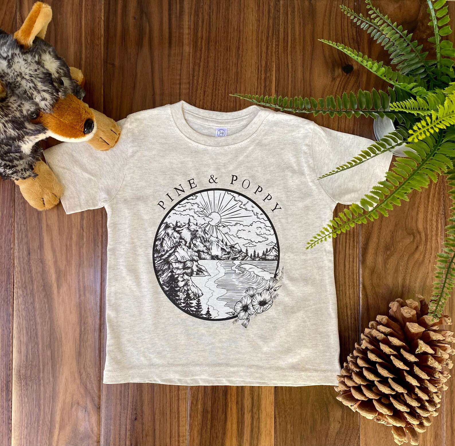 Pine & Poppy Tee Toddler Shirts Nature Clothing Toddler | Etsy