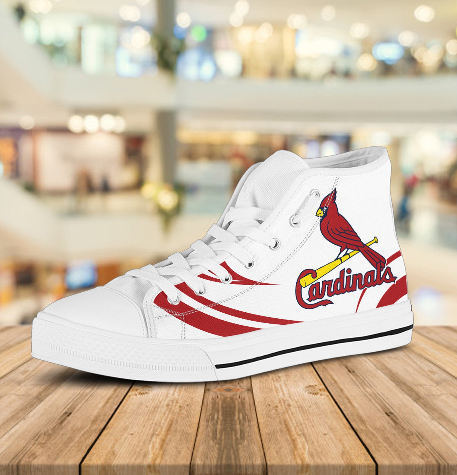 Cardinals Hightop Cricut Custom Shoes Arizona Hightop Etsy