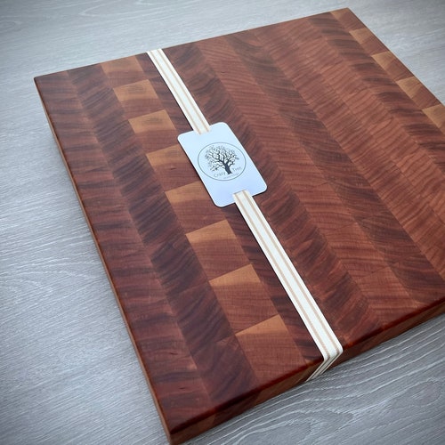 Mesquite Wood End Grain Cutting Board Etsy