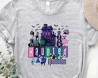Vintage The Haunted Mansion camisa, Disney Haunted Mansion, Haunted Mansion Ride Shirt, Disney World Ride Shirt, Haunted Mansions Shirt, regalo