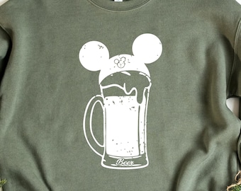 Bier Micky Disney Shirts, Disney trinken Shirts, Mann Disney Shirt, Disney Mickey Shirt, lustiges Disney Shirt, trinken bei Disney Shirt