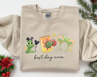 Disney Tangled Pascal “Best Day Ever” Shirt, Rapunzel Sky Lanterns Graphic Tee, Tangled Corona Kingdom Castle Top, Pascal Birthday Sweater