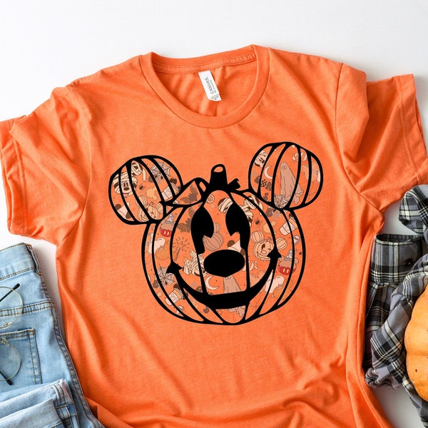 Mickey Pumpkin Shirt, Disney pumpkin Shirt, Halloween Pumpkin Sweatshirt, Funny Mickey, Halloween Disney Shirt, Pumpkin Te, Halloween Mickey