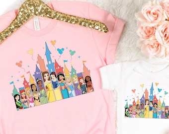 Disney Princess Castle Shirt, Disney Trip Shirt, Disney Castle Tee, Sister Gift, Disney Girl Trip, Princess Shirt, Princess Castle, Gift her