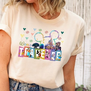 World Traveler Shirt, Disney Park Shirt, Disney Traveler Shirt, Disney Family Vacation Shirt, Disney Epcot T-shirt, Disney Trip, Mickey Tees