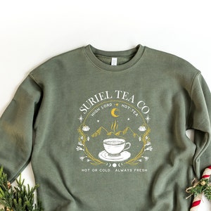 Suriel Tea Co Shirt, Acotar Tea Sweater, Bookish Sweat, Sarah J Maas Shirt, A Court Of Thorns And Roses Sweater, Suriel Tea T-shirt, Acotar
