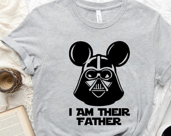 I'm Their Father Star Wars Shirt, Star Wars Disney T-Shirt, Best Design Star Wars Tee, Daddy And Me Shirt, Disney Shirts, Disney Dad Shirt