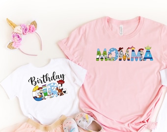 Toy Story Birthday Shirt, Disney Birthday Girl Shirt, Toy Story Custom Birthday Shirt, Birthday squad Tee, Birthday Girl Tee, toy story fans