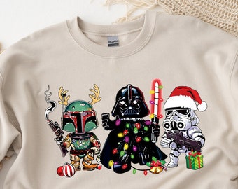 Star Wars Christmas Shirt, Disney Christmas T-Shirt, Star Wars Family Tee Shirt, Merry Christmas, Baby Yoda Christmas Tee, Christmas Gift