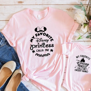 My Favorite Disney Call Me Mama Shirt, Disney Prince, My Favorite Disney Princess, Mother's Day Gift, Disney Mommy Shirt, Mama T-Shirt