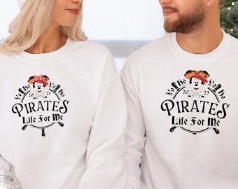 Piratas del Caribe, camisetas pirata Mickey Minnie, camisa de grupo a juego, camiseta Yo Ho Yo Ho A Pirates Life For Me, camisa de crucero de Disney,