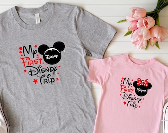 My First Disney Trip Shirt, Daddy and me shirt, Disneyland Trip With My Family, Custom Mickey Daddy, Disney Family T-shirt, Disney Trip 2022