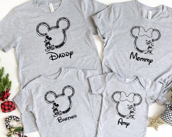 Custom Disney Family Vacation Shirts, Disney Vacation Shirts, Disney Family Shirts, Disney Matching Shirts, Disney Shirts, Disney Trip Shirt