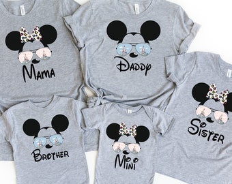 Custom Disney Family T-shirt, Disney Family matching T-shirts, Mickey Shirts, Minnie T-shirt, Disneyworld Tee, Family Disney Tee, Disney Mom