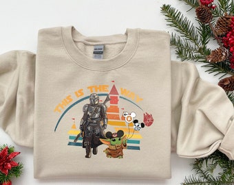 This Is The Way Shirt, Star Wars Shirt, Mandalorian Shirt, Disney Shirt, The Mandalorian Shirt, Mens Disney Shirt, Star Wars Disney Shirt