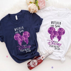 Mom And Son Best Disney Partners Shirt, Mama and Me T-Shirt, Mother Son Matching Shirt, Best Disney Trip Partners Shirt, Mother's Day Gift