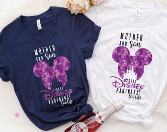 Mom And Son Best Disney Partners Shirt, Mama and Me T-Shirt, Mother Son Matching Shirt, Best Disney Trip Partners Shirt, Mother's Day Gift
