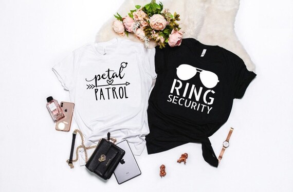 Petal Patrol Shirt Flower Girl Wedding T-Shirt Petal Patrol Shirt Flower Girl Wedding T-Shirt