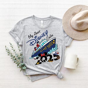 My first Disney Shirt, Disney Cruise 2025 shirt, Disney family shirts, Disney Cruise Kids shirt, Disneyland shirt, My First Family Cruise Te