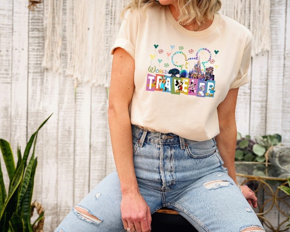 World Traveler Shirt, Disney Park Shirt, Disney Traveler Shirt, Disney Family Vacation Shirt, Disney Epcot T-shirt, Disney Trip, Mickey Tees