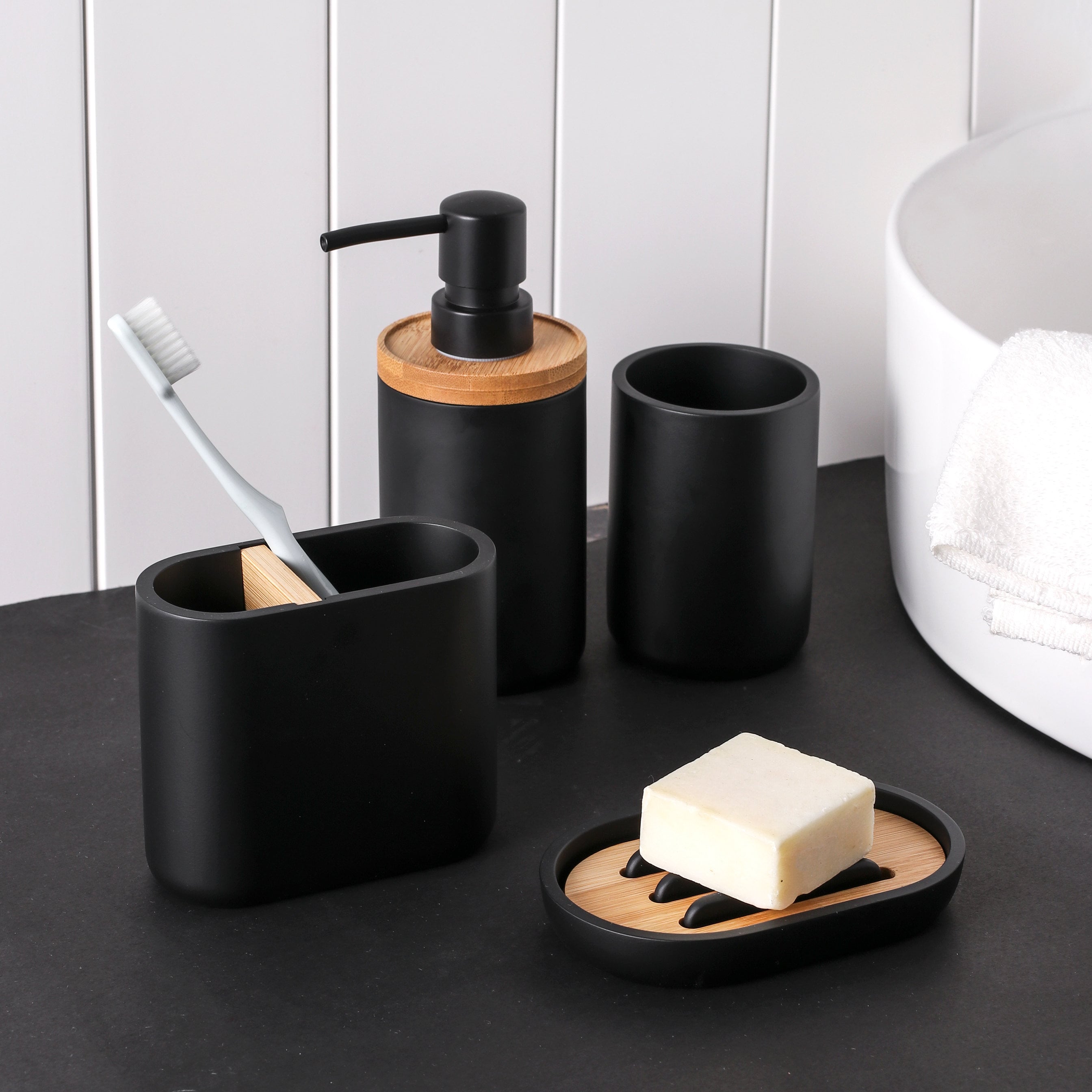 4 Piece Bathroom Set for sale | Only 4 left at -70%