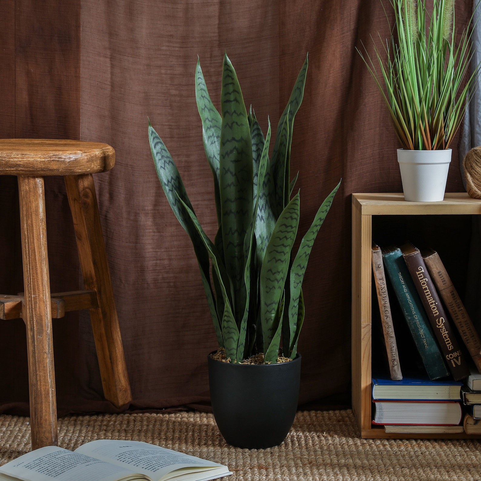 Artificial Snake Plants 25 Inch Artificial Fake Sansevieria Etsy