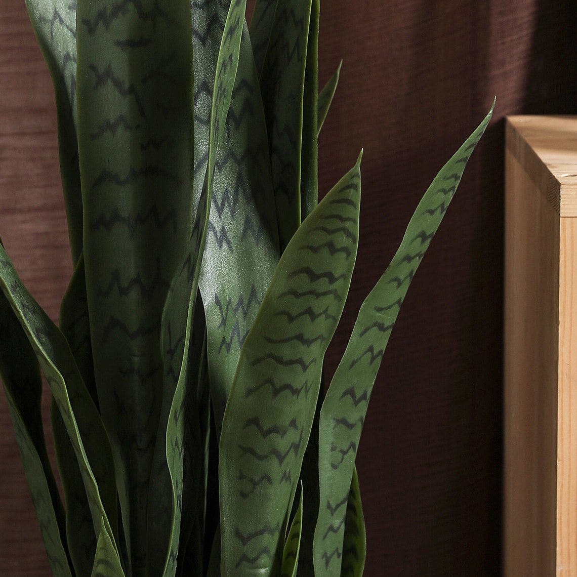 Artificial Snake Plants 25 inch Artificial Fake Sansevieria Etsy