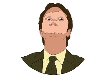 Dwight Schrute SVG, PNG, JPG - Instant Download for The Office Fans