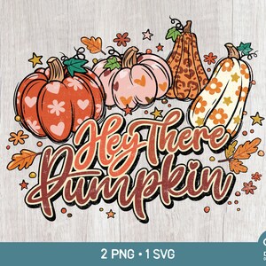 Hey There Pumpkin Png Svg Retro Pumpkin Svg Png Pumpkin - Etsy