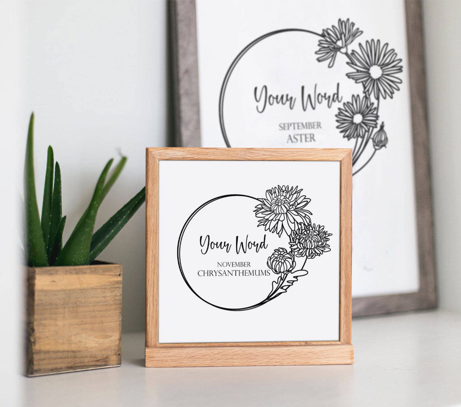 Birth Month Flowers Bundle SVG PNG, Floral Wreath Svg Bundle, Birth