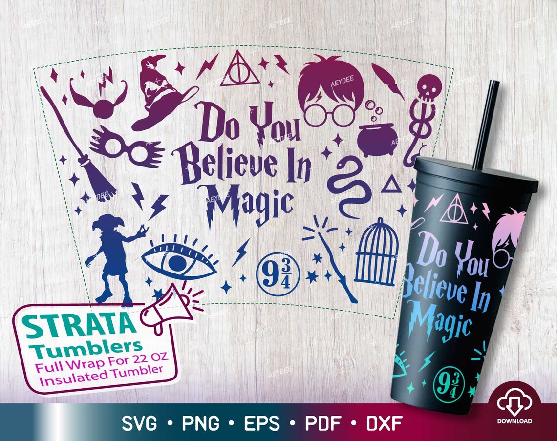 Harry Potter Tumbler SVG