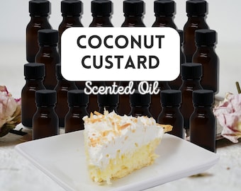Coconut Custard Scented Fragrance Oil: DIY Candle & Diffuser Oil