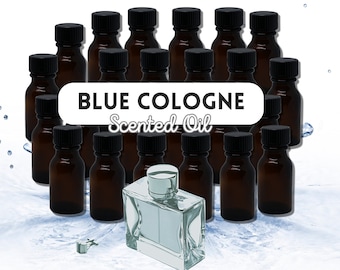 Blue Cologne Fragrance Oil for Diffusers  Candles - Fresh  Invigorating Scent