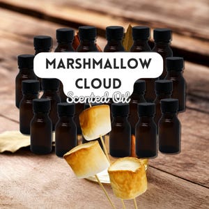 Huile parfumée nuage guimauve - Parfum de vanille sucrée pour la fabrication de bougies de bain bricolage