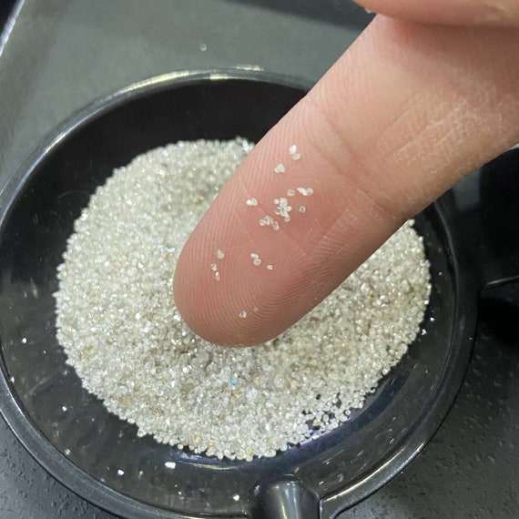 Buy 5 Cts of Natural White Diamond Dust , SPARKLY Broken Chips of
