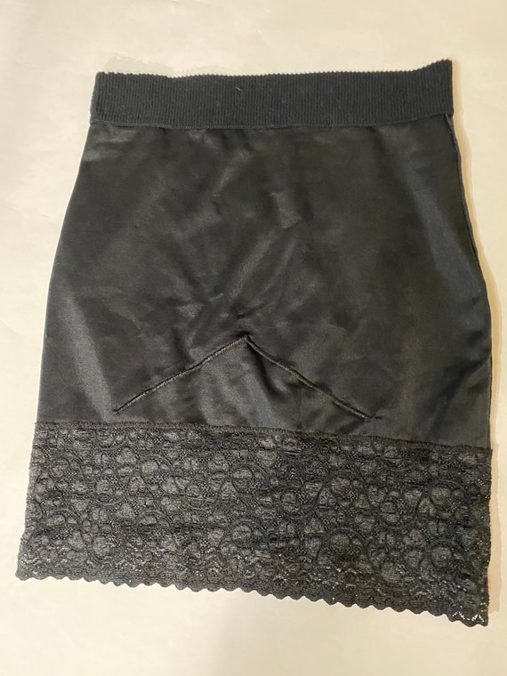 Vintage SEARS body Shaper Black slip LARGE - Gem