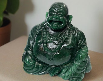 Qikuver Buddha Maitreya Che Ride, Statua Di Buddha In Ceramica, Scultura Di Tè Ornamentale, Mini - Foto 10