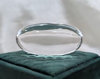 3.25インチ スパティック リンガム、瞑想用ホワイトオリジナル