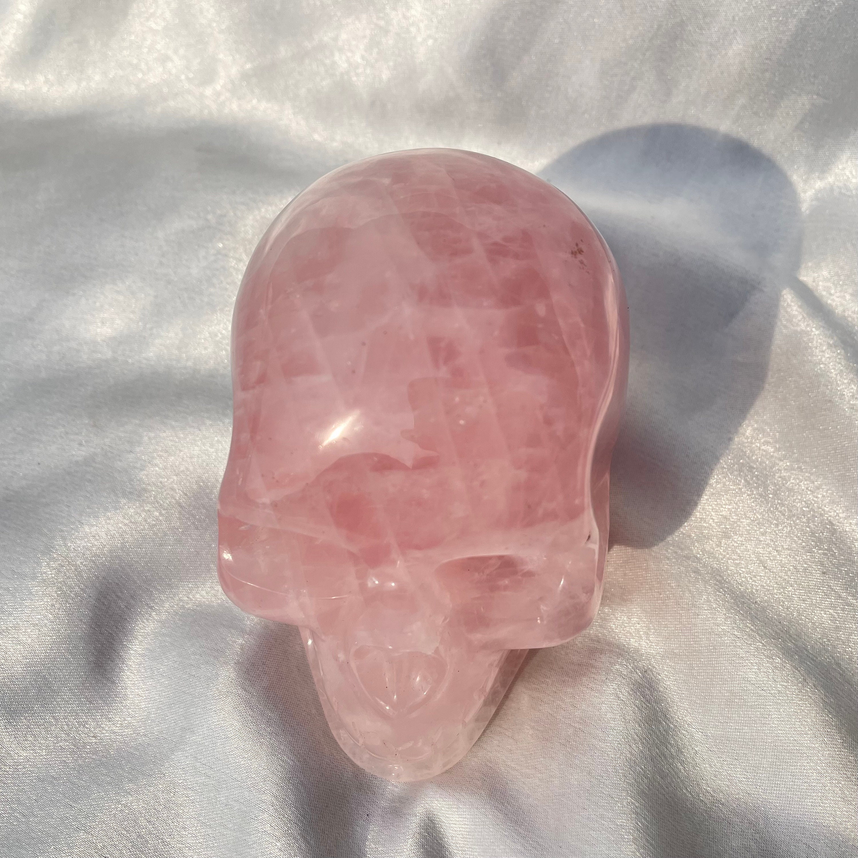 ☆★値下げ ★☆ ディープローズクォーツ♡スカル 値下げ ディープローズクォーツ♡スカル