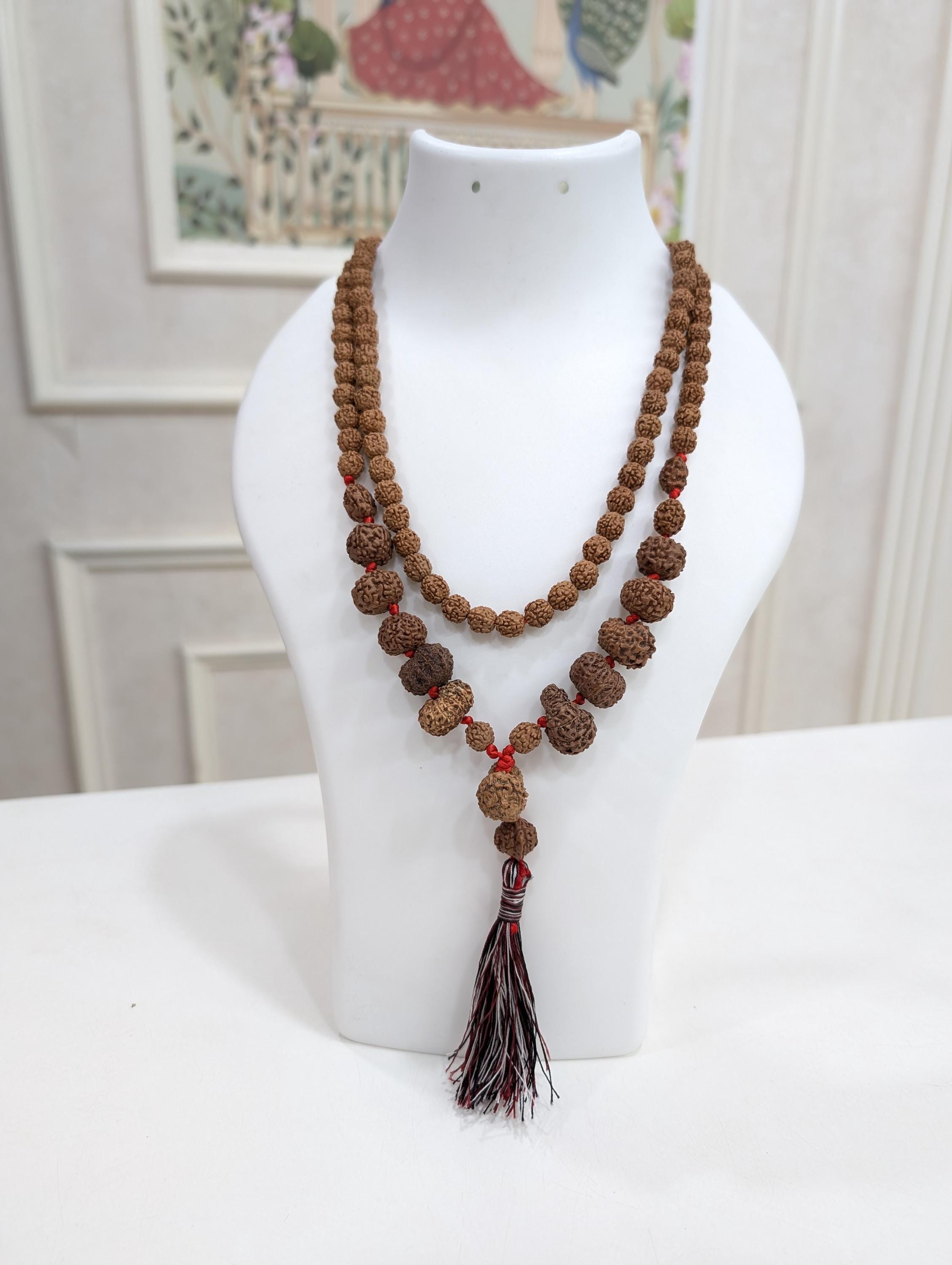 1-14 ムキ ルドラクシャ シッダ マラ、ガウリ シャンカール