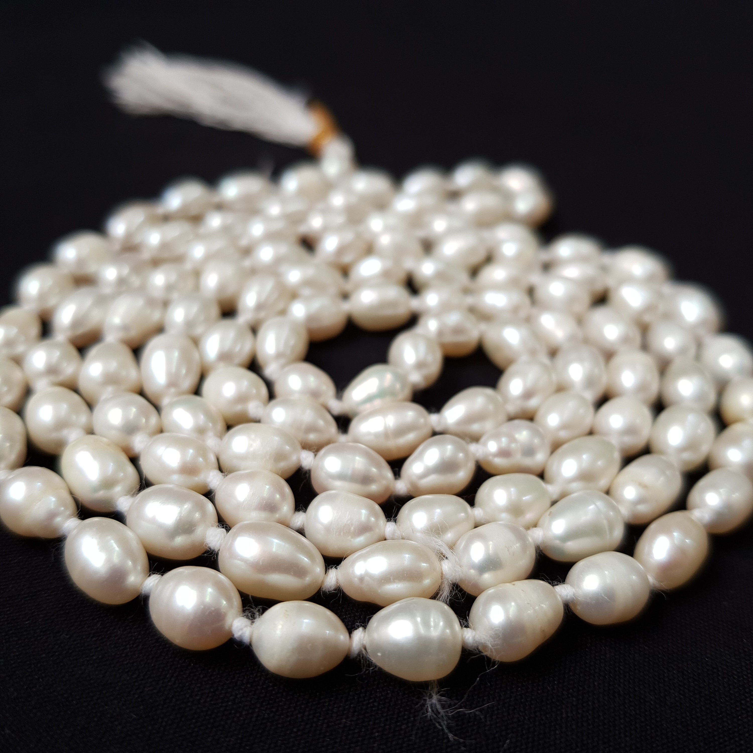 Pearl Mala/ Natural Pearl Beads Mala 