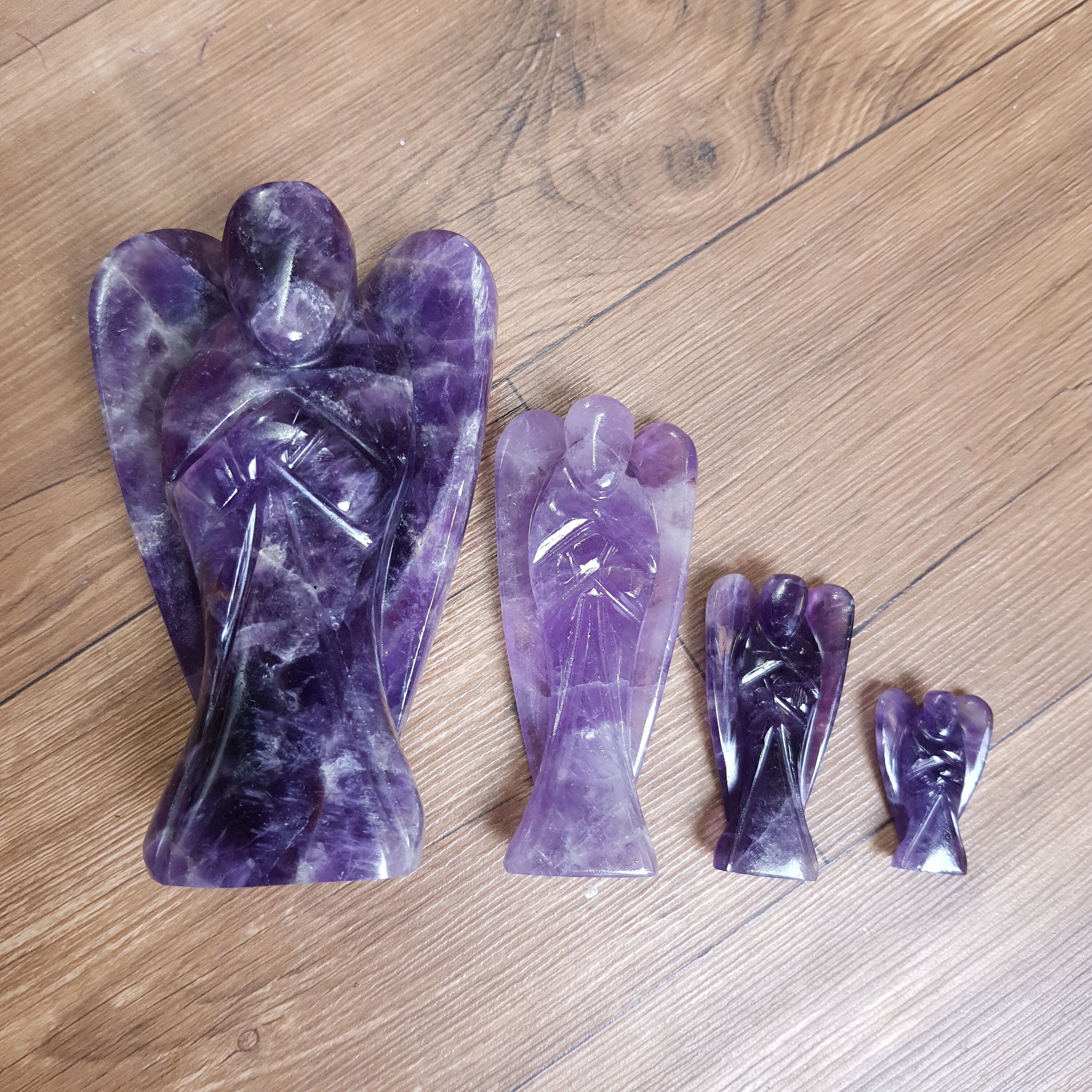 Ange en pierre : achat ange améthyste, quartz, tourmaline | Lithothérapie