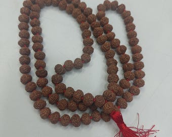 8 Mukhi Rudraksha Mala: Authentic Indonesian Prayer Beads