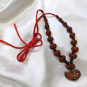 Rudraksha Siddha Beads Mala Indonesian 1 to 14 face Rudraksha Beads Mala for Necklace