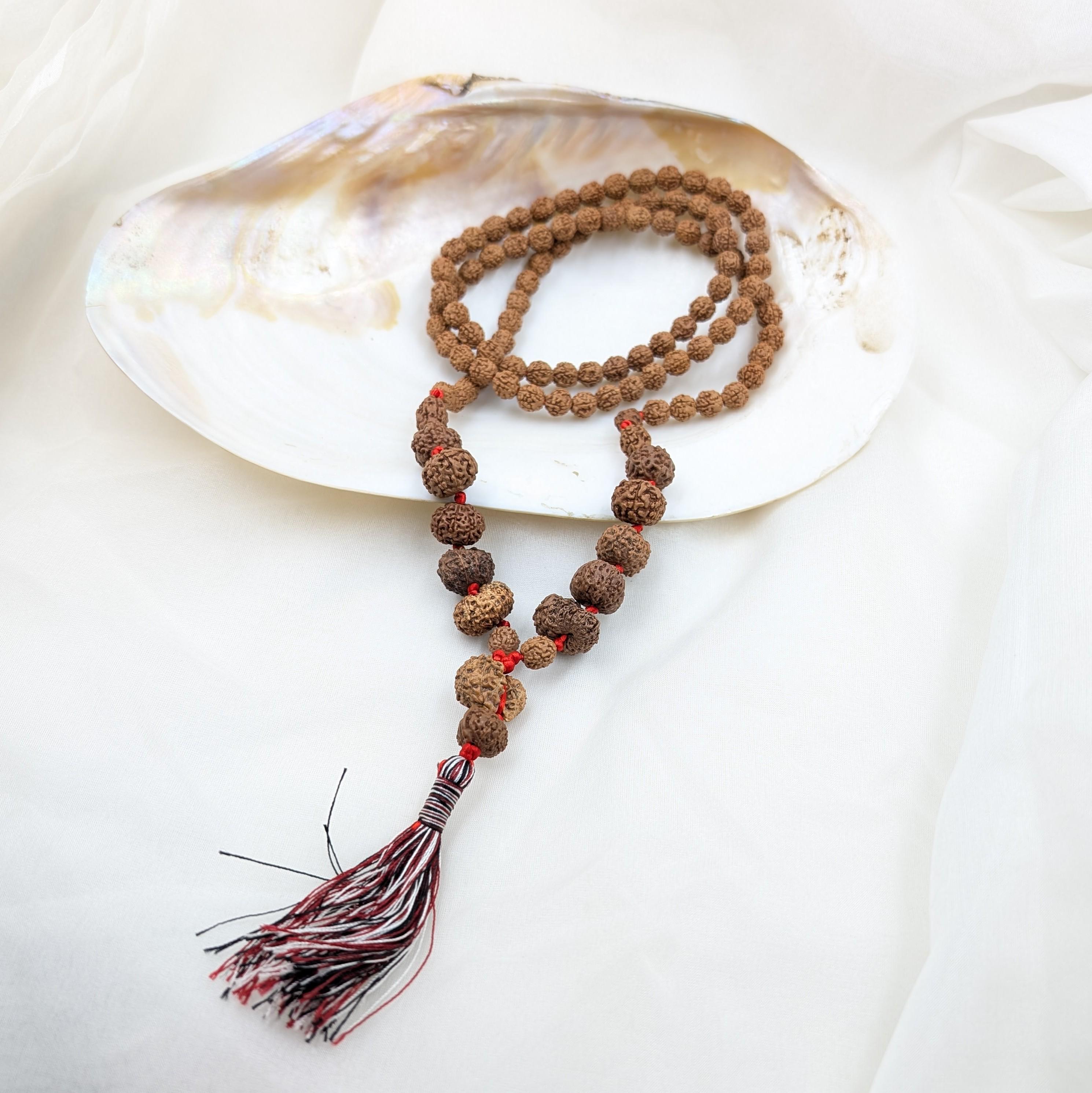 1-14 ムキ ルドラクシャ シッダ マラ、ガウリ シャンカール