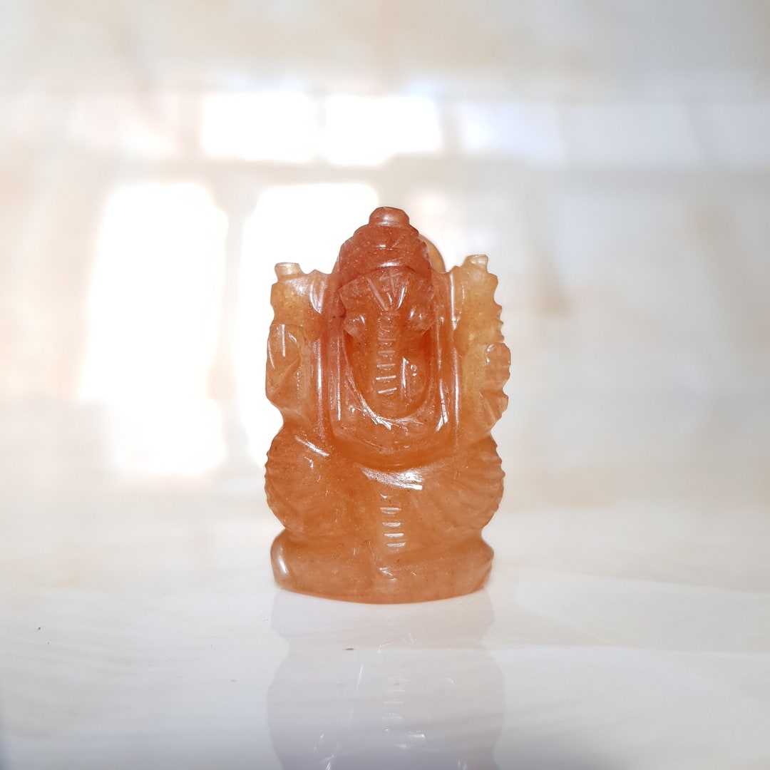 Jade Ganesha Statue Carved Ganesha Idol for Gift Decorative Etsy
