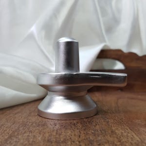 Parad Shivling: Mercury Statue for Meditation, Pooja (2.45&quot;)