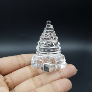 Crystal Shree Yantra: Himalayan Quartz, Sacred Geometry