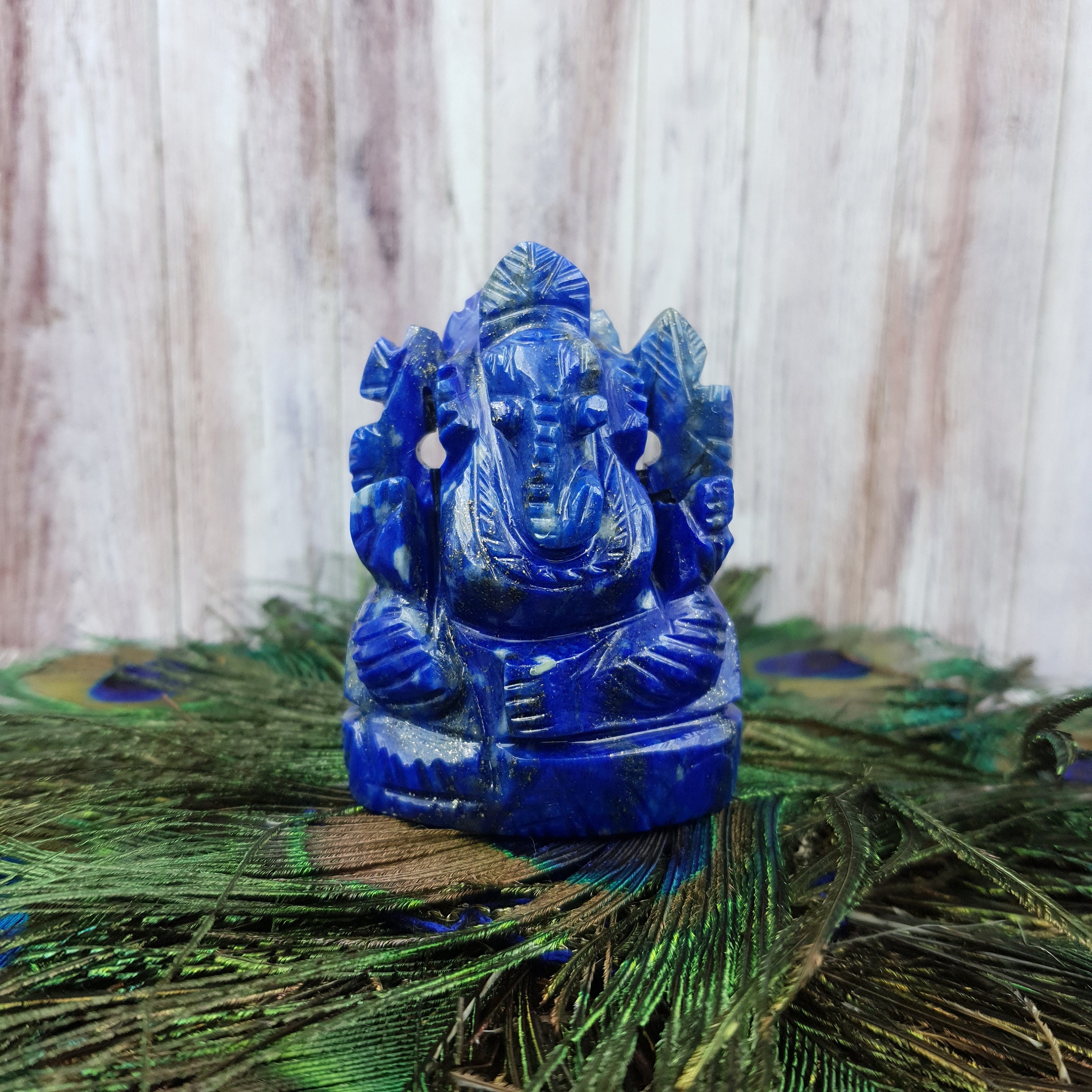 Lapis Lazuli Ganesha Statue Original Bluel Lapis Lazuli Lord